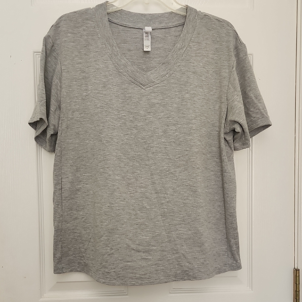 Flora Nikrooz Gray Short Sleeve Tee